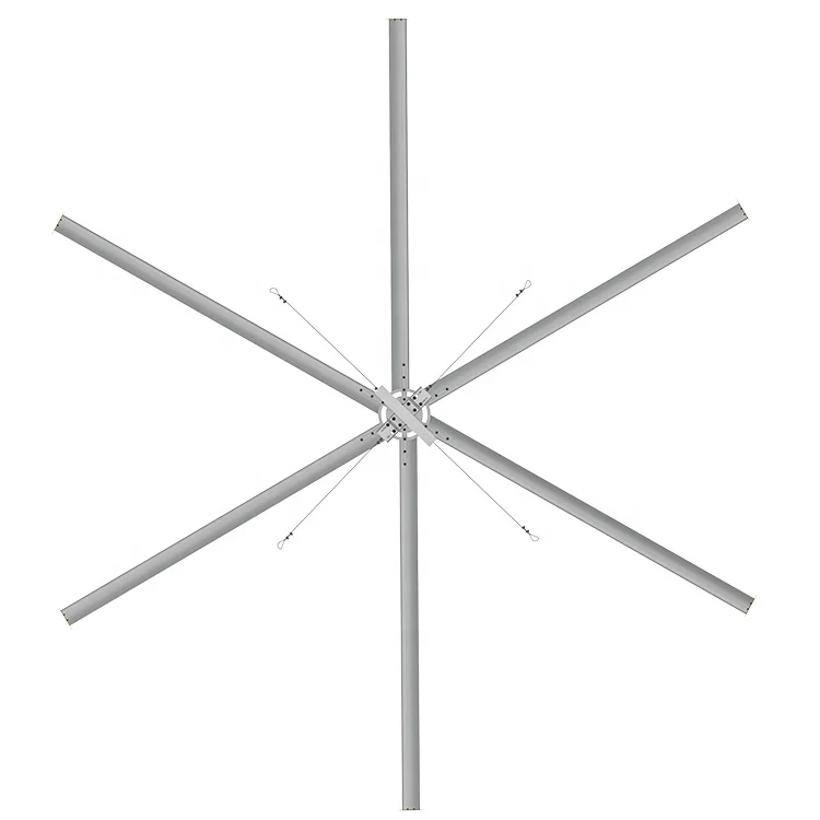 Factory Outlet Luxury 24ft Hvls Fan Big Size Industrial Ceiling Fan With Magnetic Suspension Motor