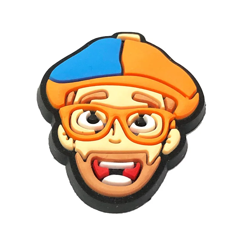 Pvc Shoe Accessories Soft Rubber Accessories Decorations Pvc Shoe Charms for Rubber Shoe Cartoon Styled Silicone Charms