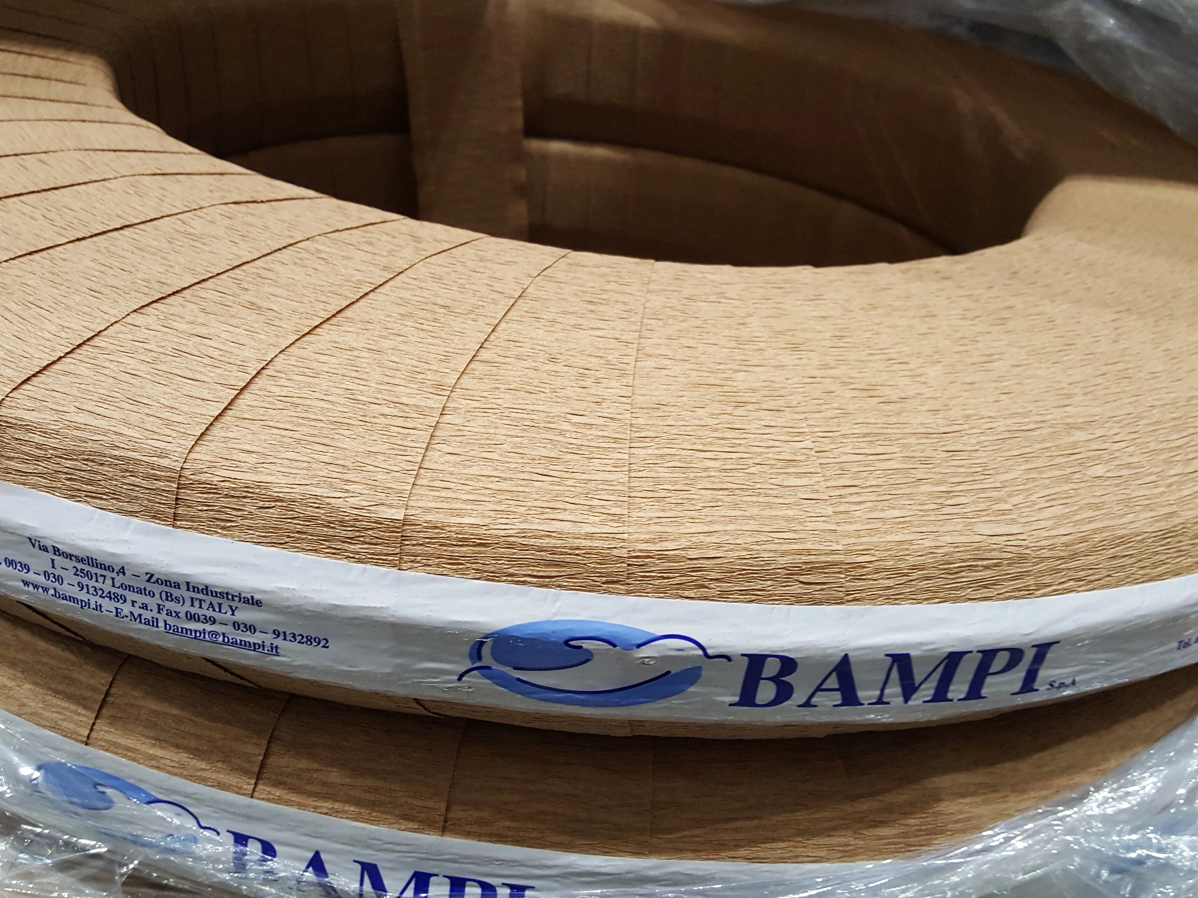 Reinforced Lamination Kraft wrapping  paper wrinkly VCI Creping Paper