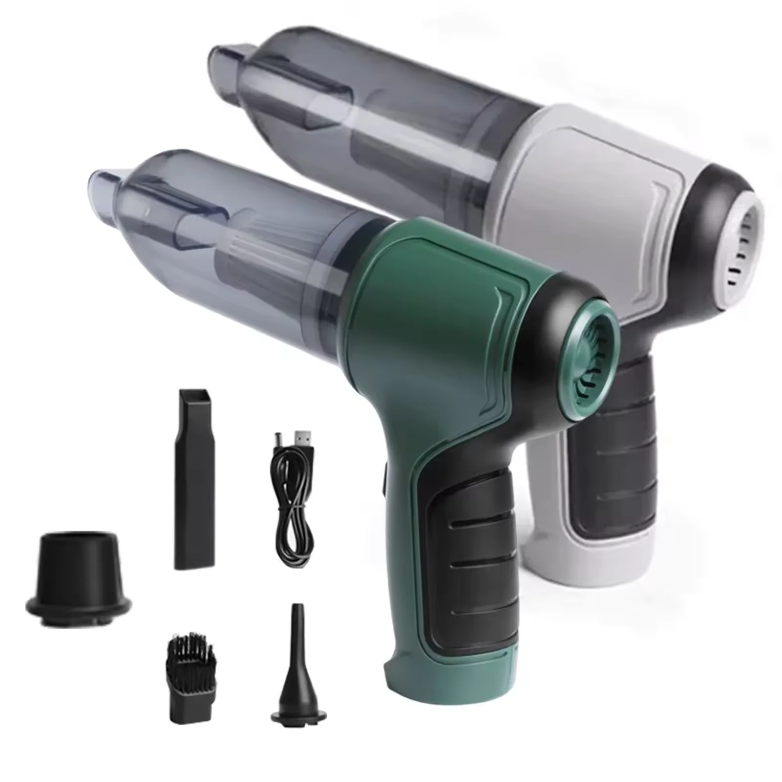 Hand Vacuum Cleaner Black Yellow Handheld Pet Hair  Home  Electric Dryer Tool