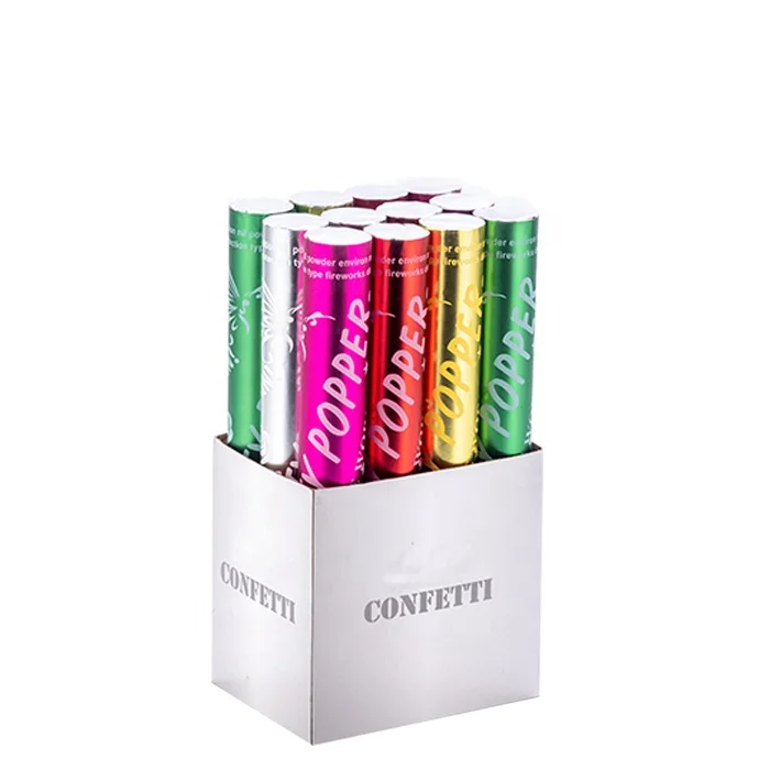 Factory Supply Confetti Cannon Manufacturers Colorful Bright Powder Confetti Cannon