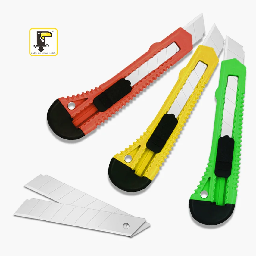 Lockable Pusher 18MM Plastic Cutter Knife Factory