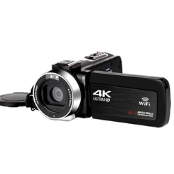 Video Camcorder 4K 48MP 16X Digital Zoom Camera Built-in Fill Light Touch Screen Live Streaming For Youtube Vlog Recorder Webcam