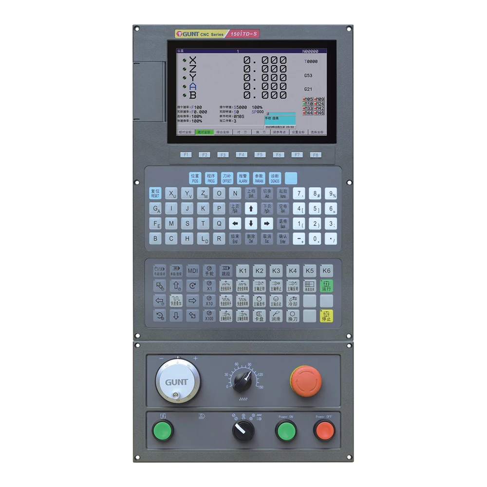 GUNT-150iTD 2-5 Axis Lathe and turning milling compound numerical control system CNC controller