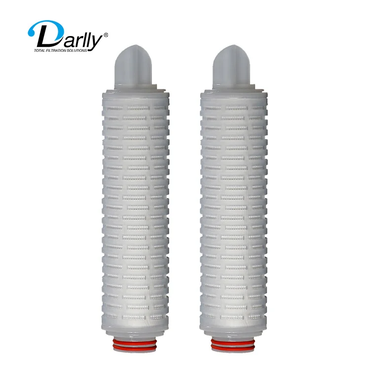 Hangzhou Darlly PES Membrane Pleated Filters  0.2 Micron Filters Depth Pleated Filter Cartridges For Food And Beverage