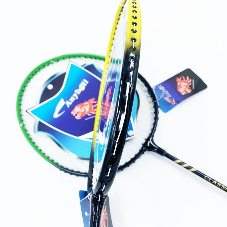 Wholesale Cheap Price Badminton Racket Aluminum Alloy material Badminton Racquet With String and a bag badminton racket