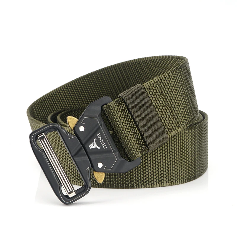 New outdoor field survival tactical belt universal nylon adjustable  tactical belt