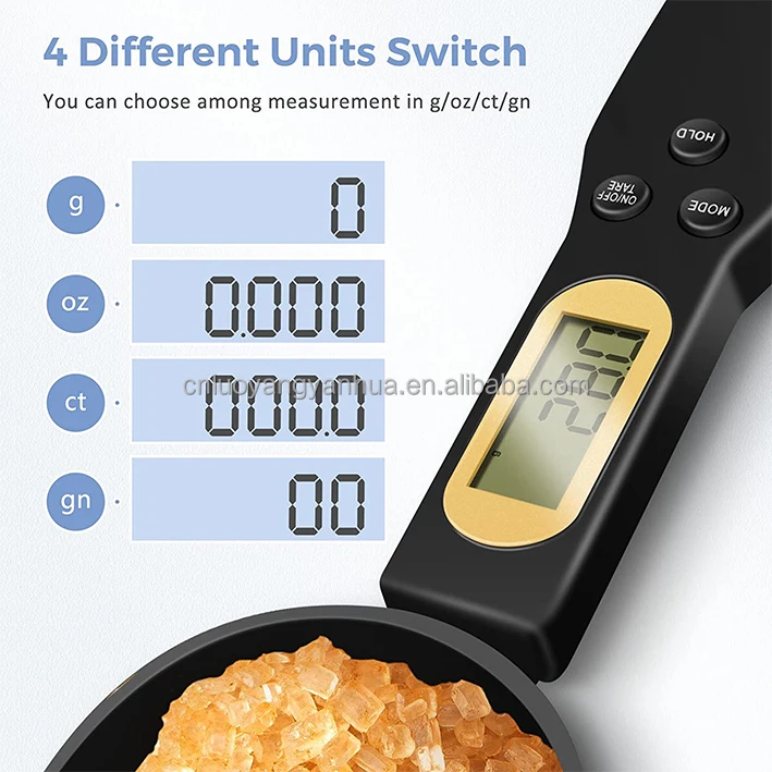 Wholesale Digital Measuring Spoon Digital Spoon Scale Grams Ounces LCD Display Electronic Measuring Weighing Scales Spoon