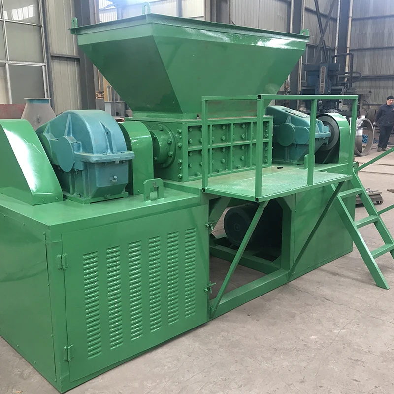 YIHAN Plastic/Tire/Metal/Waste/Glass/Drum Double Shaft Shredder