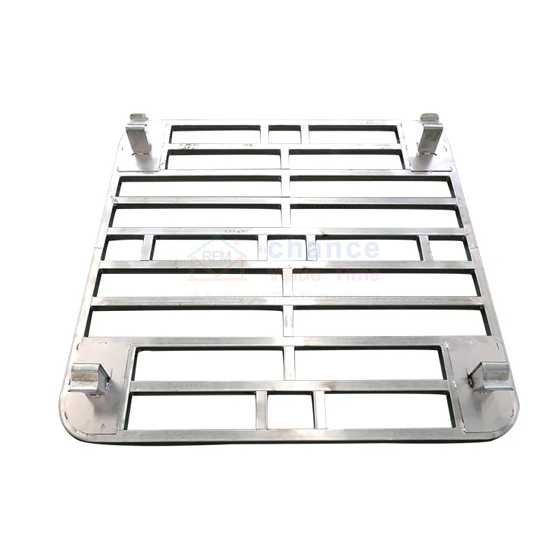 Wholesale customized 48x48 four-way new high quality  Stack Steel Pallet for logistic turnover