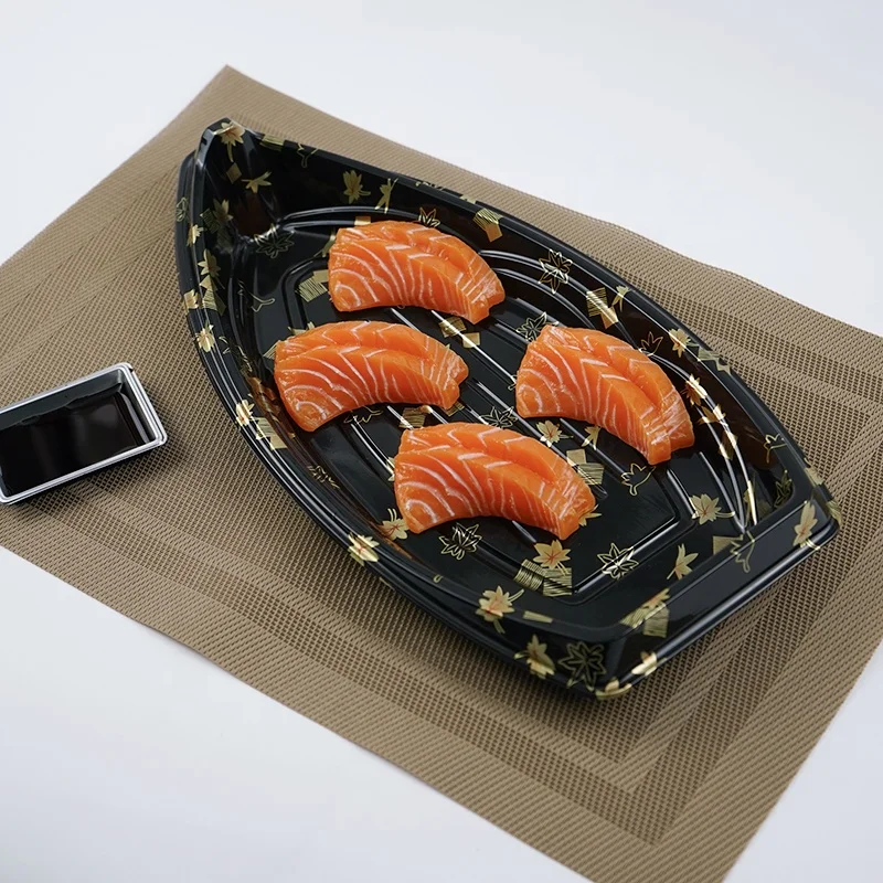 Wholesale Sushi Box Container Japanese Sushi Plastic Boat