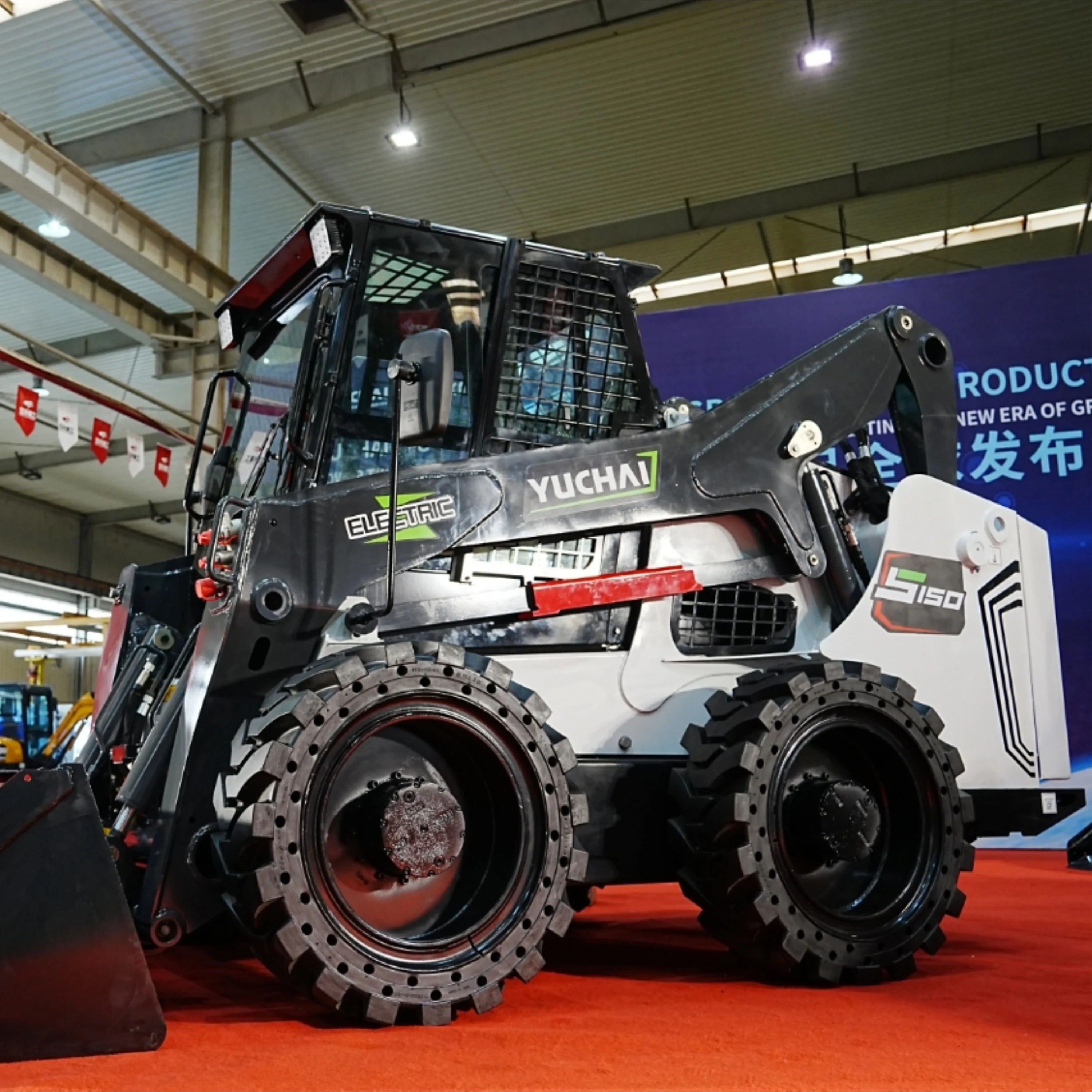 Строительная техника компактный колесный погрузчик S150-Electric недорогой мини-погрузчик