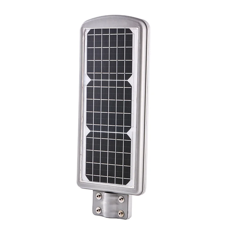 Integrated solar street led light 40W outdoor waterproof ip65 light human sensor 12V/13W polysilicone panel