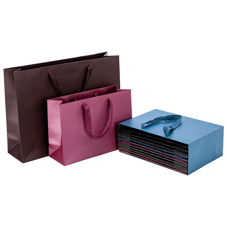 Recyclable paper kraft bag vietnam / Custom design christmas large kraft paper bags