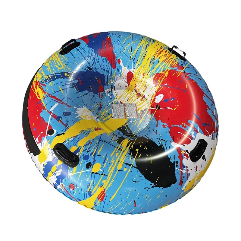 Inflatable snow tube, environmentally friendly PVC material, for adults and children, winter entertainment, can be customized