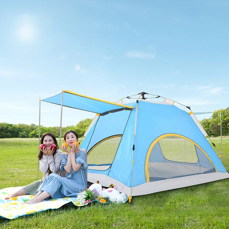 Manufacturer Wholesale Fully Automatic Camping Thickening Tent Rainproof Portable Foldable Outdoor Camping Tent