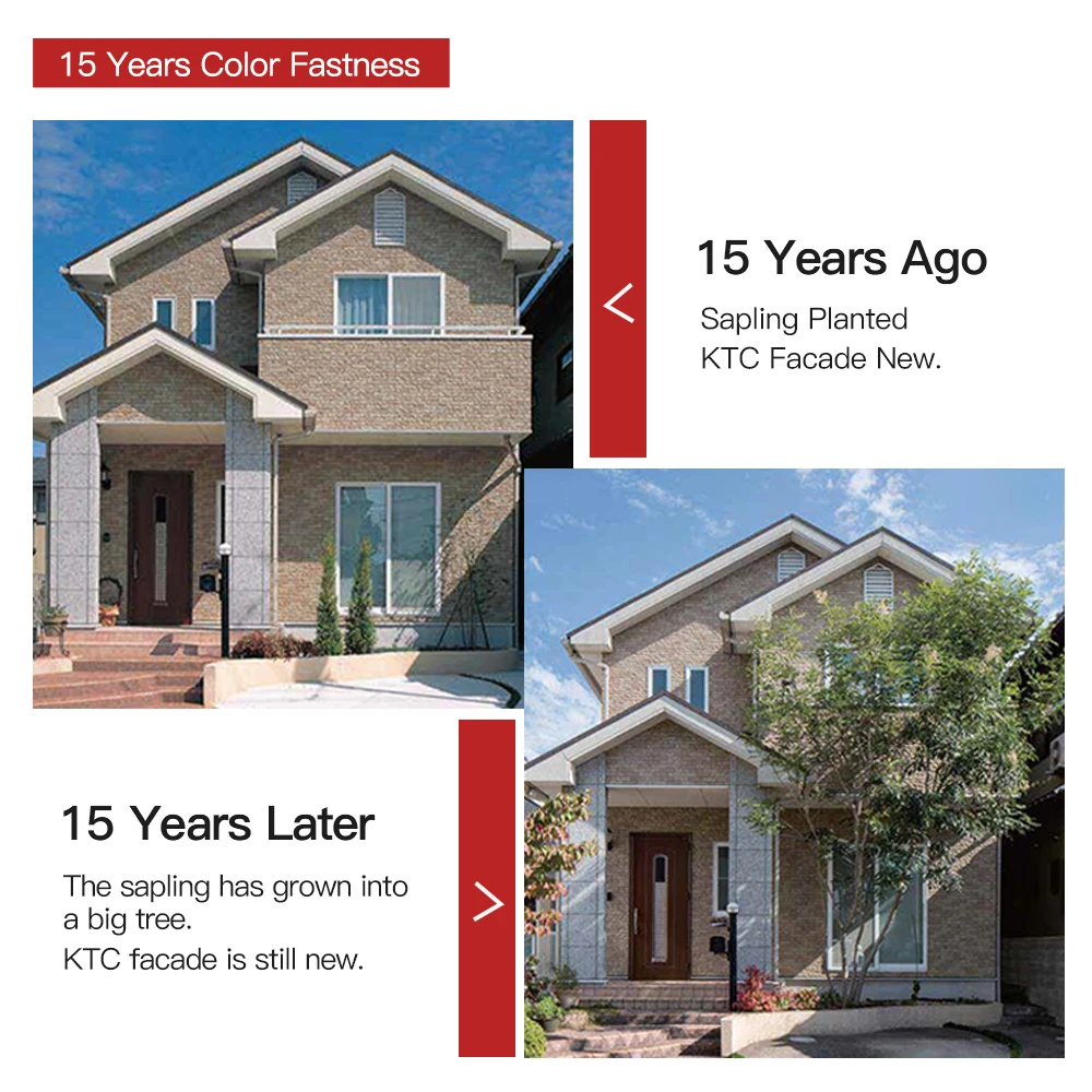 KTC Reinforced Fiber Cement Board Dry Hanging External Walls Industrial Design Style House Exterior Cement Board Siding Panel
