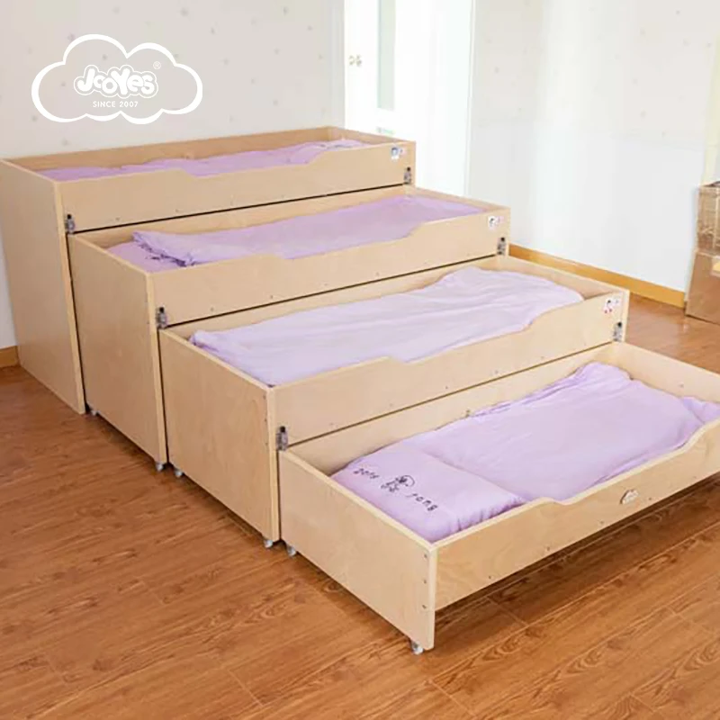 Kindergarten children furniture sets wood school children bunk bed