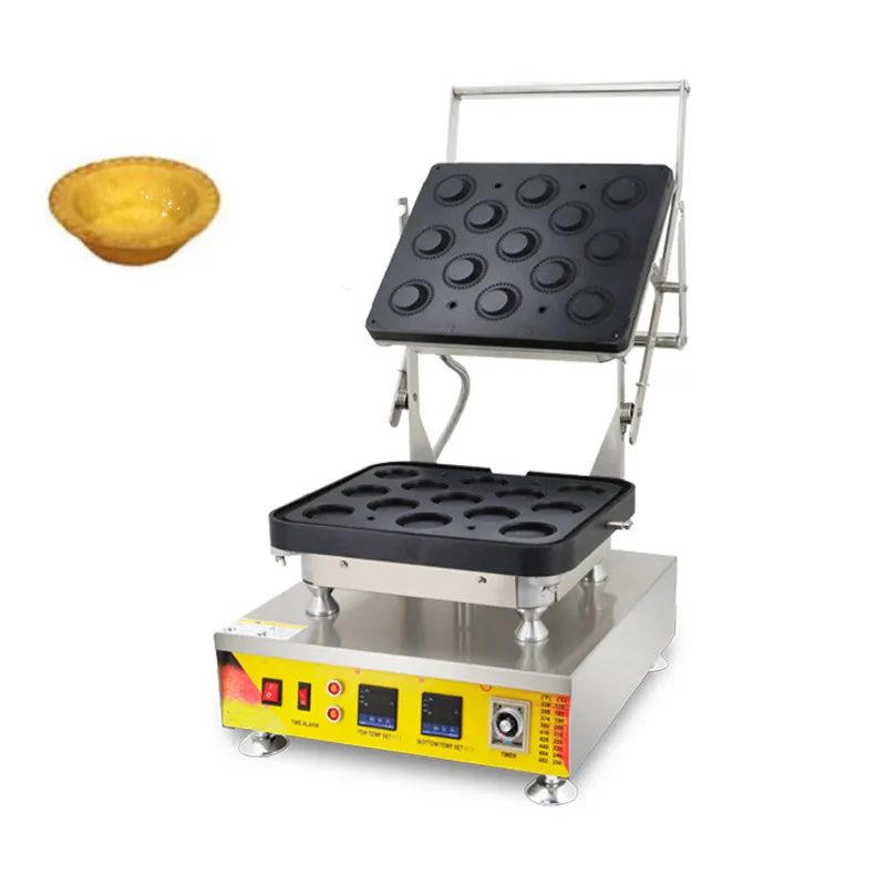 Electric Tartlet Baking Cheese Pie Waffle Tart Press Maker Machine