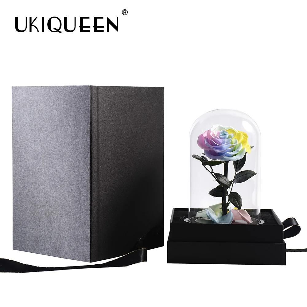 Завод UKIQUEEN оптовая продажа долговечный неувядающий цветок розы сохраненный в