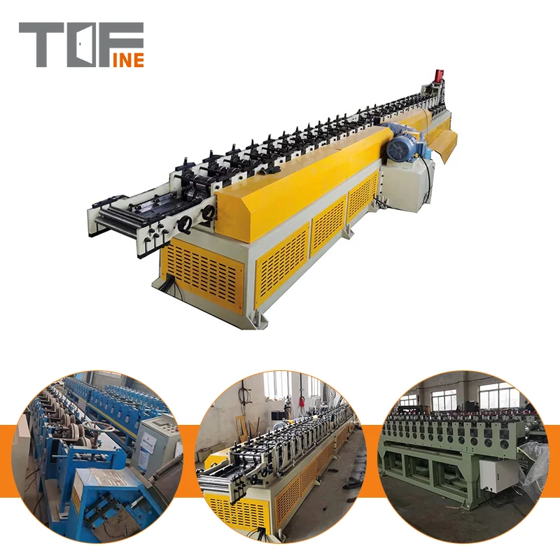 Ordinary Manual Designed High Speed Metal Steel Door Frame and Shutter Guide Roll Forming Making Press Machine in China