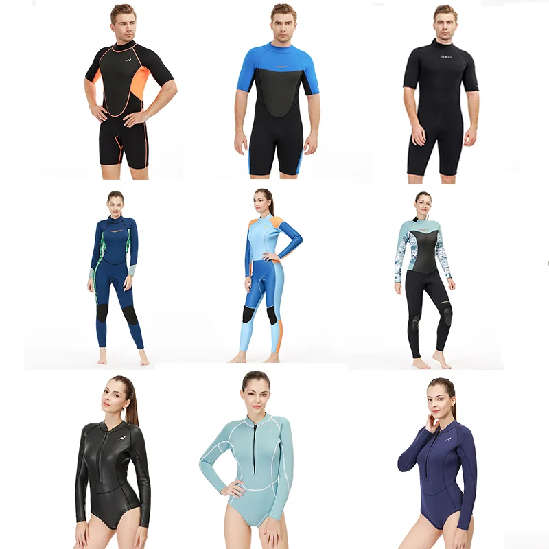 Smooth Skin Surf Diving 2mm Top Wetsuit Shorty Neoprene Water Suit Wetsuits for Women