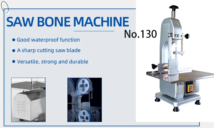 130#2022 Hot Sale Band bone crushing machine Meat Product Making Machines Bone saw machine Hotel Restaurant Kitchen Catering