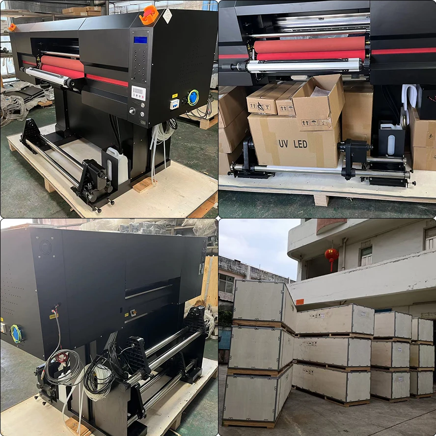 New Digital A1 24 Inch 60cM 3 Heads I3200 Roll to Uvdtf Uv Dtf Printer With Laminator