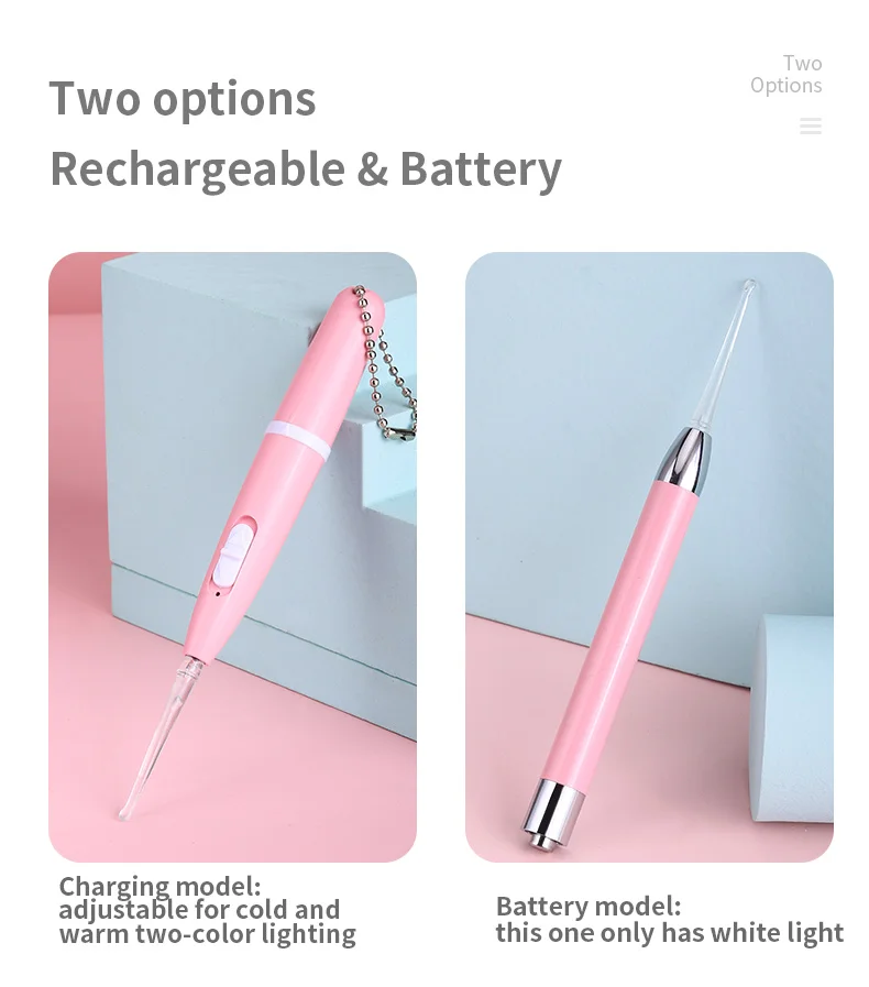 Newborn Baby Nail Care Sets Kids Scissors Luminous Ear Pick & Booger Clip Baby Nail Clipper Baby Nail Clipper (Rechargeable)