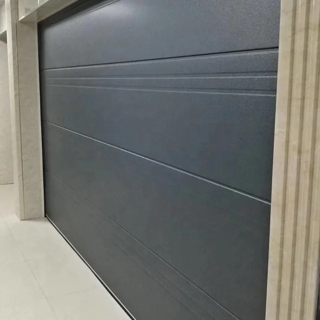 Manufacturer of auto garage door with aluminum alloy heat insulation or steel heat insulation