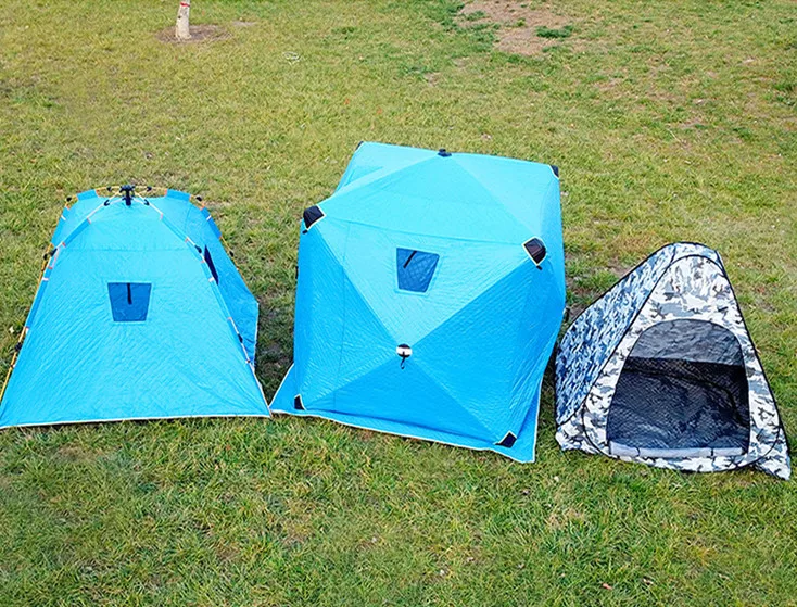 Windproof Snow Resistant Sauna Tent Portable Square Hiking Insulated Camping Ice Cube Winter Fishing Tent