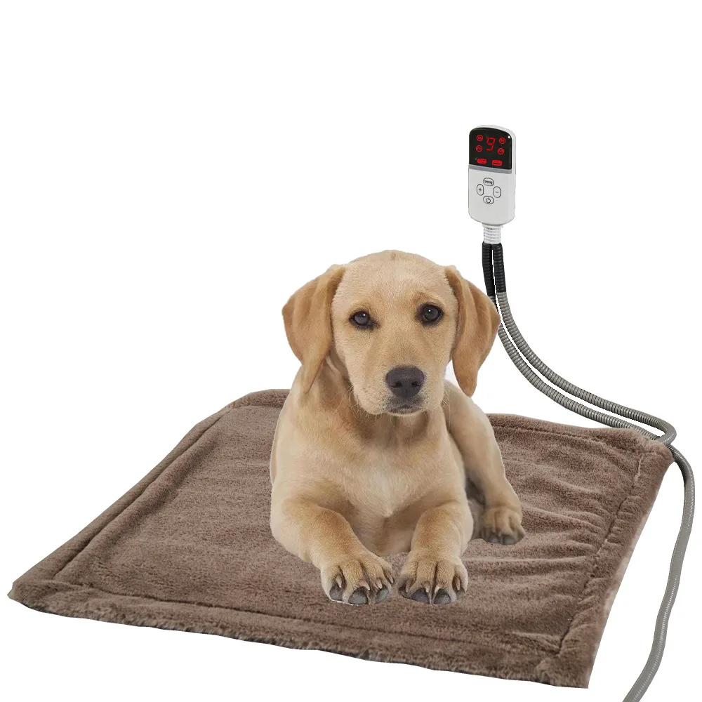 Pet Heat Pad Dog Cat Puppy Power-off Protection Pet Electric Warm Mat Bite-resistant Blanket Pet Heating Pad