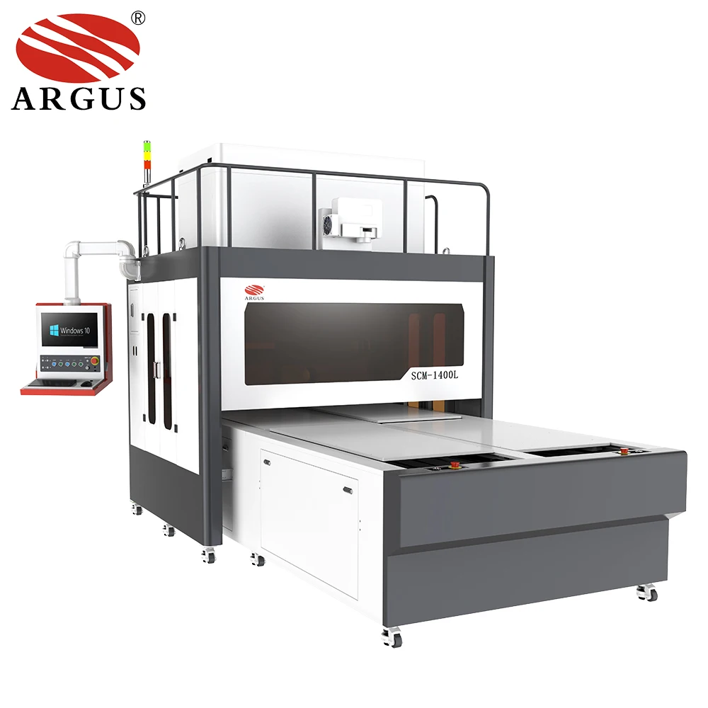 ARGUS Automatic Digital Control CO2 Laser Marking Machine Coherent Engine for Denim Pants Supports DXF PLT BMP