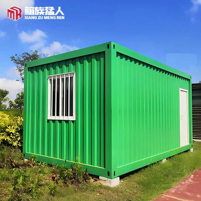 Factory hot sales 20 ft corrugated container house luxury mobile portable store office prefab container house 40 ft home on sale