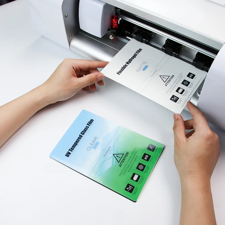 Free sample UV 6H Hardness Anti-shock Cell Phone Hydrogel Film Sheet HD Clear Screen Protector For Cutting Machine