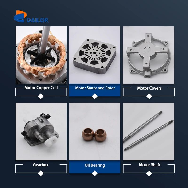 OEM manufacturer 100% pure copper coil high performance capacitor AC electric floor fan motor