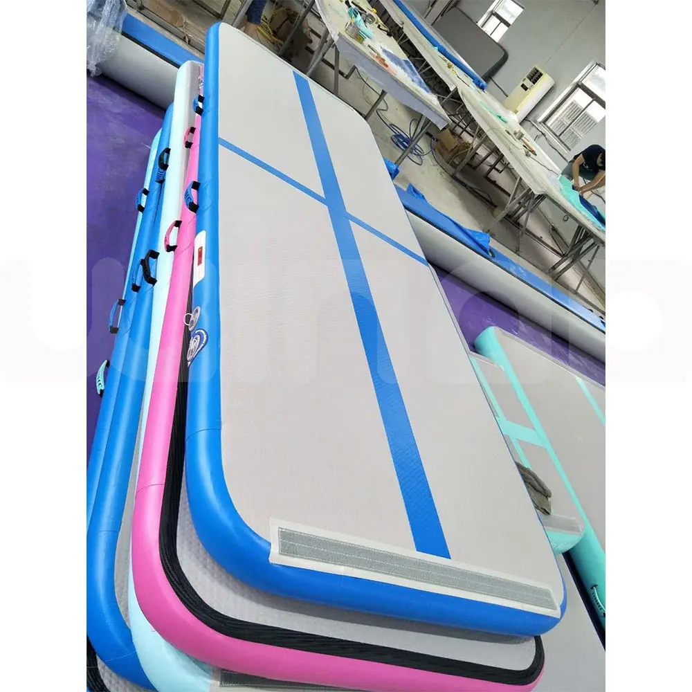 3x1x0,1 м, Домашняя гимнастика, воздушная дорожка, матовая маленькая надувная воздушная дорожка