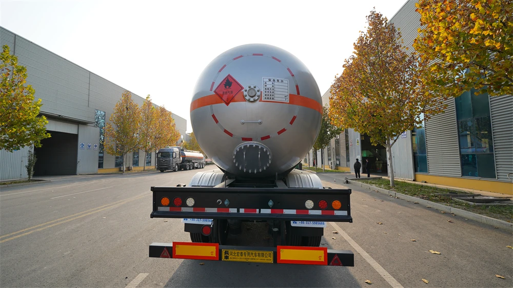 Полуприцеп-цистерна для хранения и транспортировки газа 58000L ASME ADR BV LNG LPG
