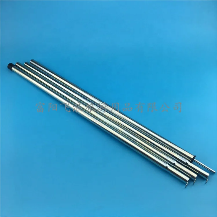 2m Galvanized Iron Pipe Antiseptic Outdoor Camping Support Awning Frames Tent Pole