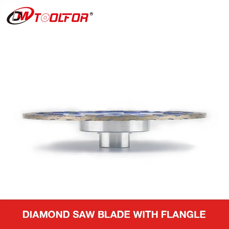 DMtoolsDIAMOND SAW BLADE WITH FLANGLE Porcelain Cutting Disco Diamantado Diamond Cutting Saw Blade