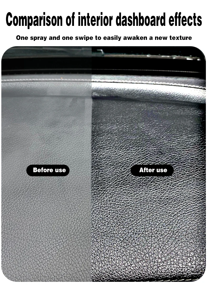 China car care and cleaning best car interior aerosol cleaner dashboard spray silicone dashboard polish