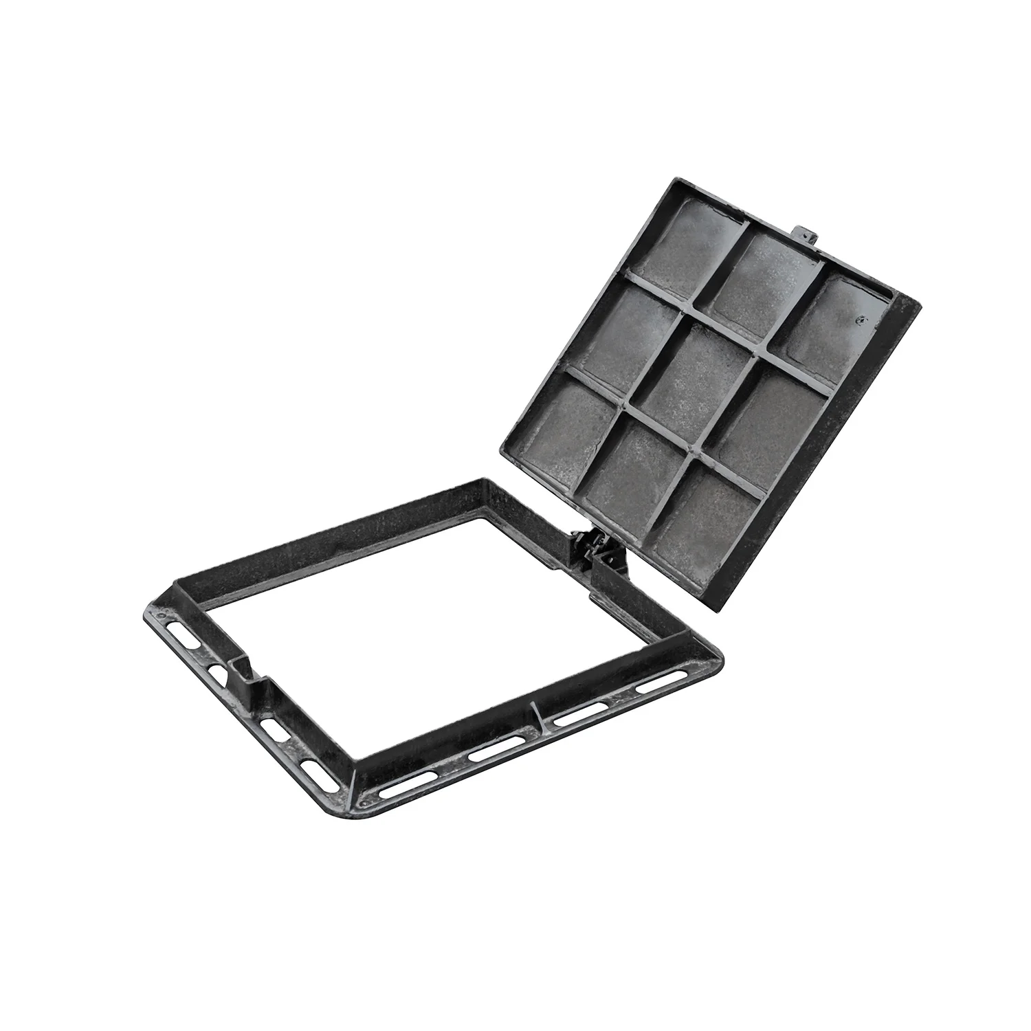 Hot selling cast iron manhole covers ss sewer drain covers high quality D400 composite material manhole cover