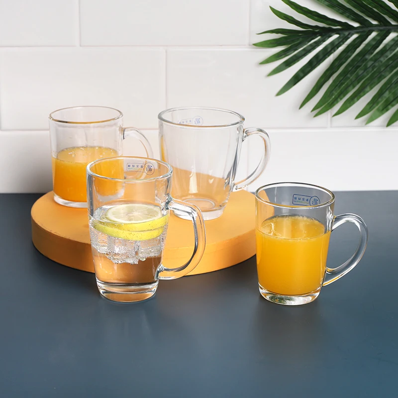 Clear Glass Charger Plate Clear 9inch Tableware Transparent Glass Dinner Cake Food Dessert Plate Bowl Set Table Wholesale Bulk