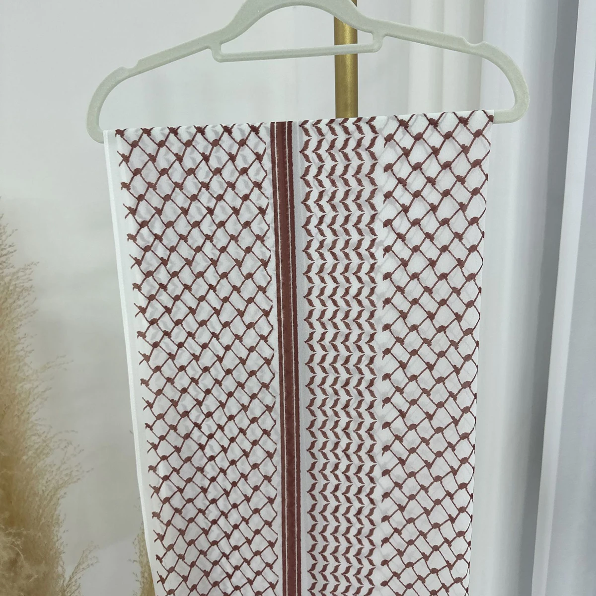 New Muslim Headscarf Women Long Shawl Printed Hijab Bawal Keffiyeh Scarf Bubble Chiffon Palestine Scarf