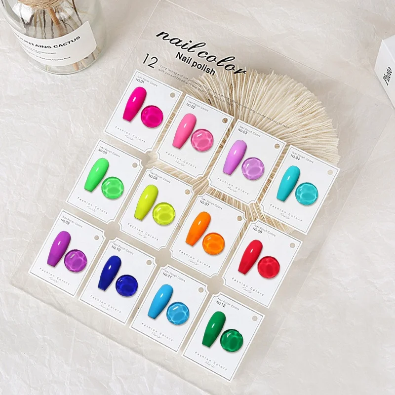 OEM ODM gel polish manufacturer luminous gel polish glow in the dark semi-permanant magenta pink blue yellow