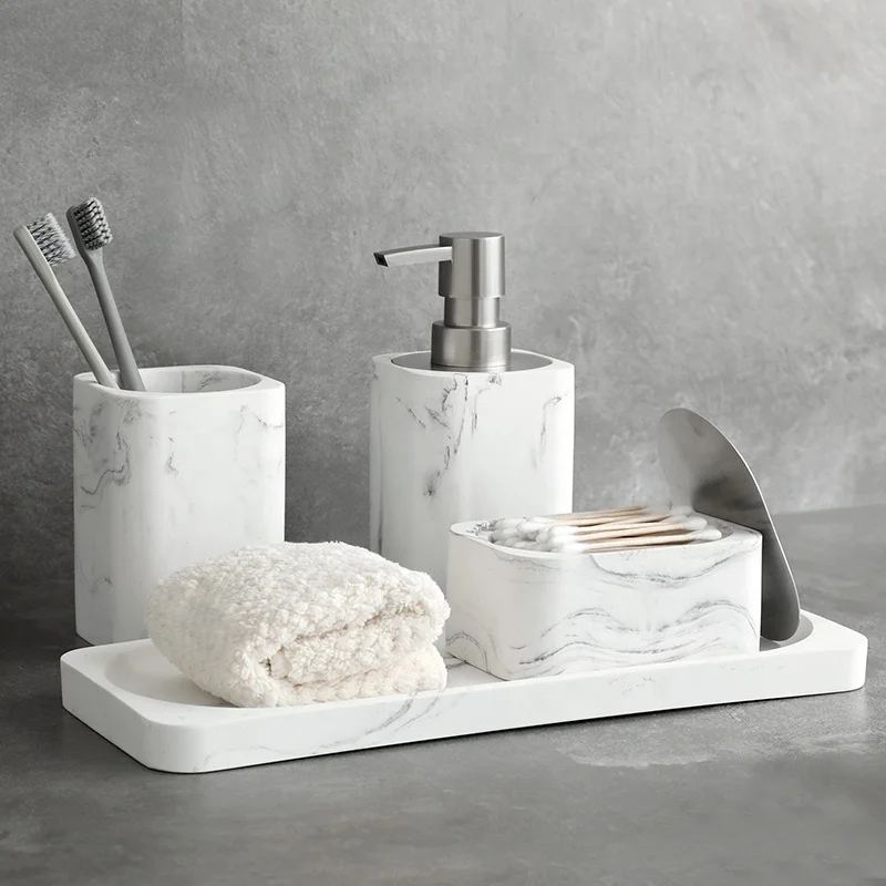 
Four-piece Marble bathroom set 