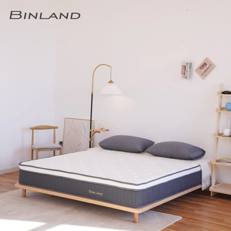 Mattress in a box double compressed folding korean high quality queen spring mattress