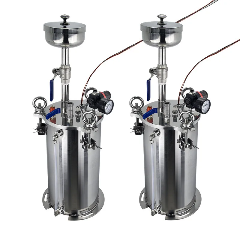 Liquid display stainless steel pressure barrel dispensing machine pressure tank storage barrel 1l-100l support customization