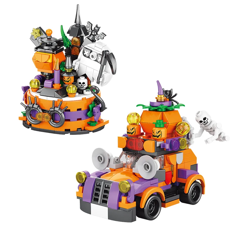 Wholesale Bricks Toys 6 In 1 35 Models Building Blocks Sets Bricks Halloween Kids Toys For Adults