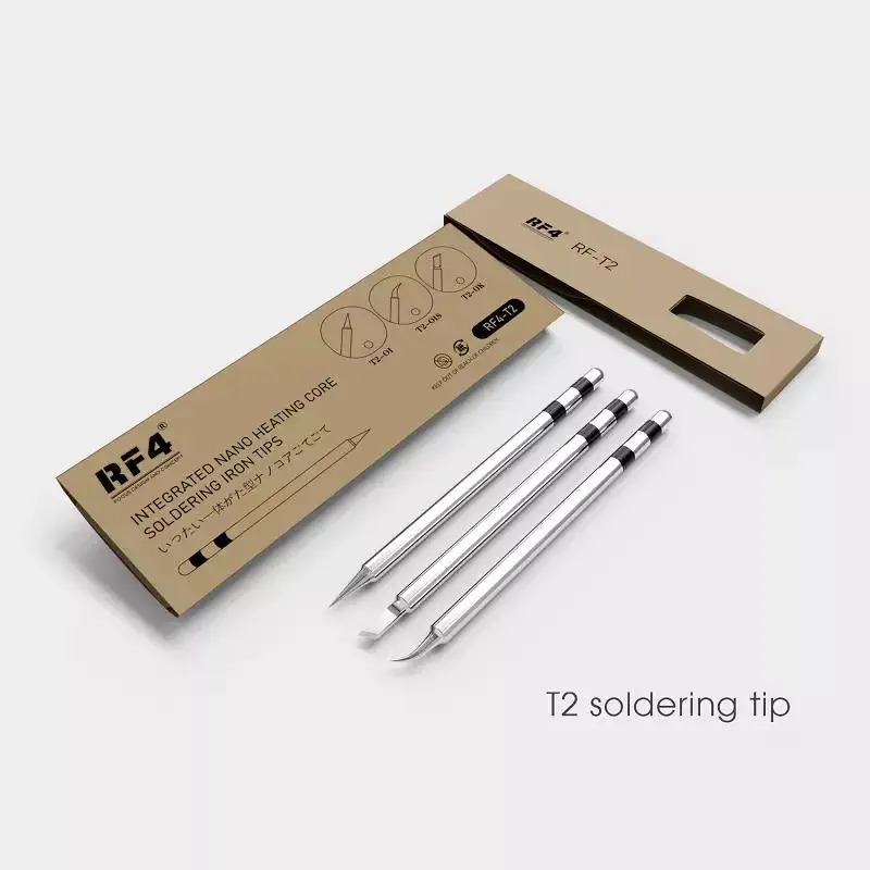 RF4 T2 Electric Welding Tool Rework Soldering Tip Iron Welding Heating Core For RF4-ONE Welding Station Phone Tool